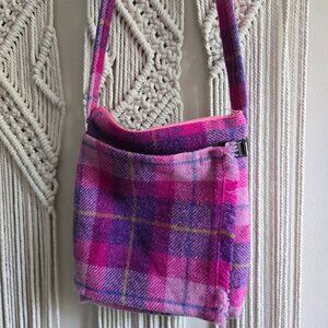 Beautiful Pink Harris Tweed Crossbody bag